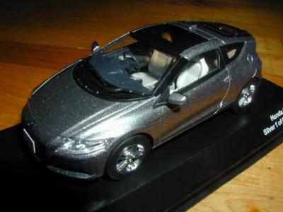 Scale Diecast Model Honda Skyroof J-Collection 1/43 CR-Z (Silver)