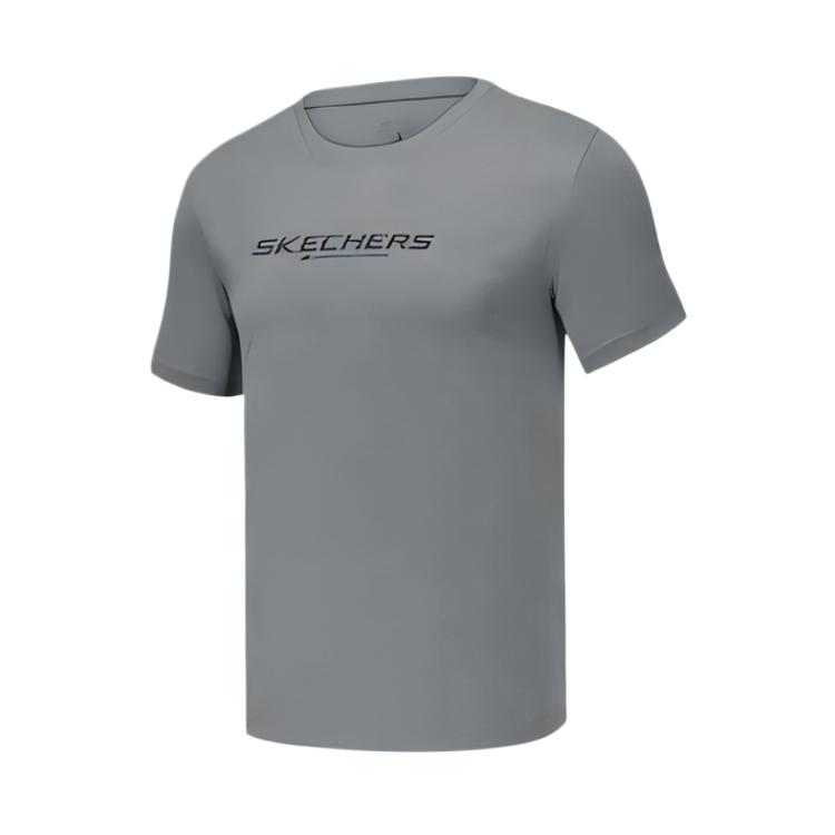 Skechers Skin-Friendly Comfortable Versatile Short Sleeve T-Shirt Men Tops P225M294-00MM XXL