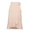 One Piece Lace up Irlong Regular Skirt One Piece Shoelace Irregular Long Dress