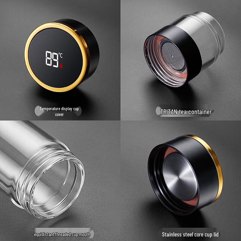 Shangheng Smart Temperature Double-Wall Glass Cup