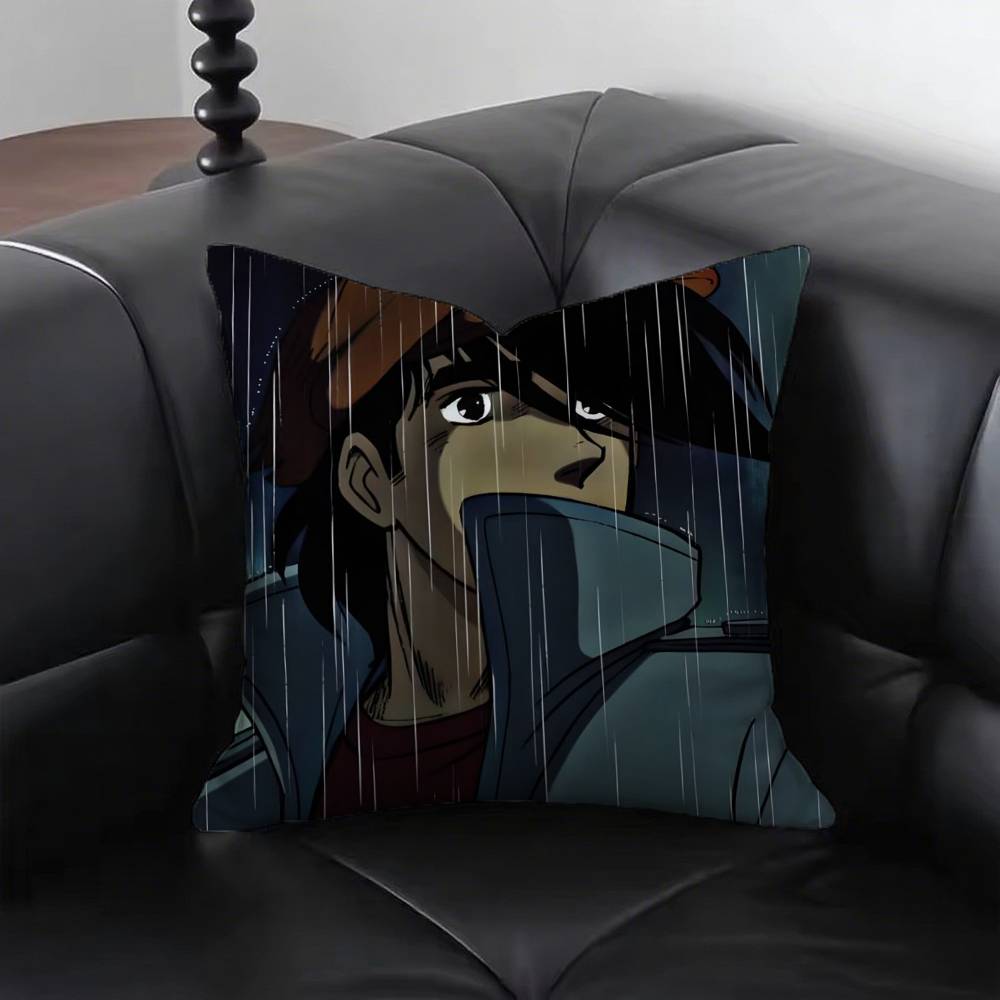 Anime JJoe YYabuki Pillow Case Fashion Square Pillowcase Bedroom Sofa Room Ins Decoration Leisure