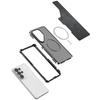 Crystal Magnetic Protective Samsung S26 ULTRA Case, Carbon Fiber Texture, Drop-Proof, Four-Corner Design
