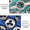 40 PC Tap Die Set Professional Hand Tools for Thread Repair Includes Tap Wrench