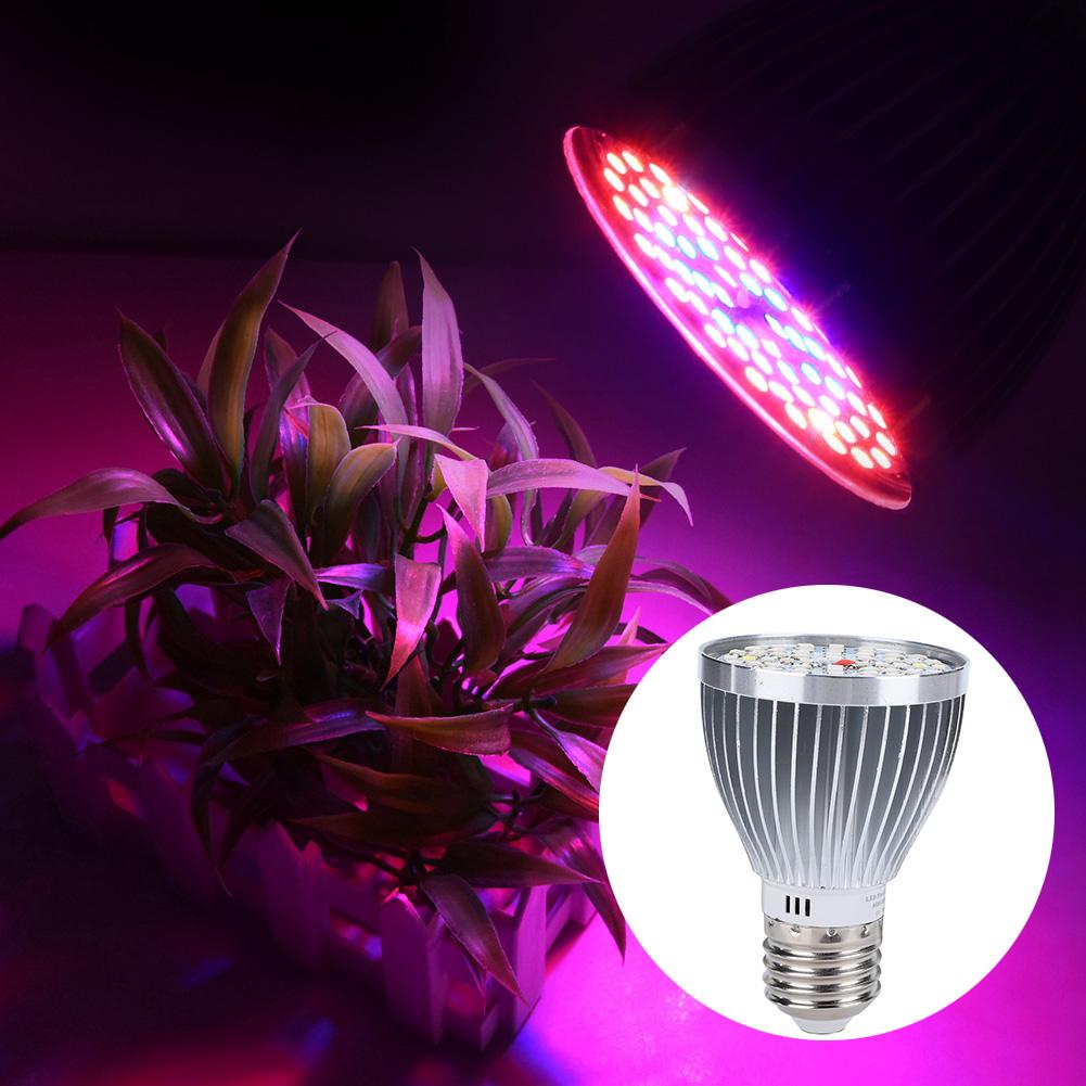 60W 60LED žárovka s plným spektrem pro pěstování rostlin pro hydroponické pěstování rostlin