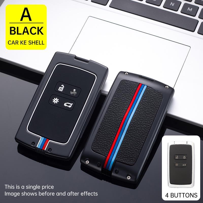 Renault Key Cover for Koleos, Captur, Fluence, Scenic, Latitude, and Megane - Remote Control Card Shell.