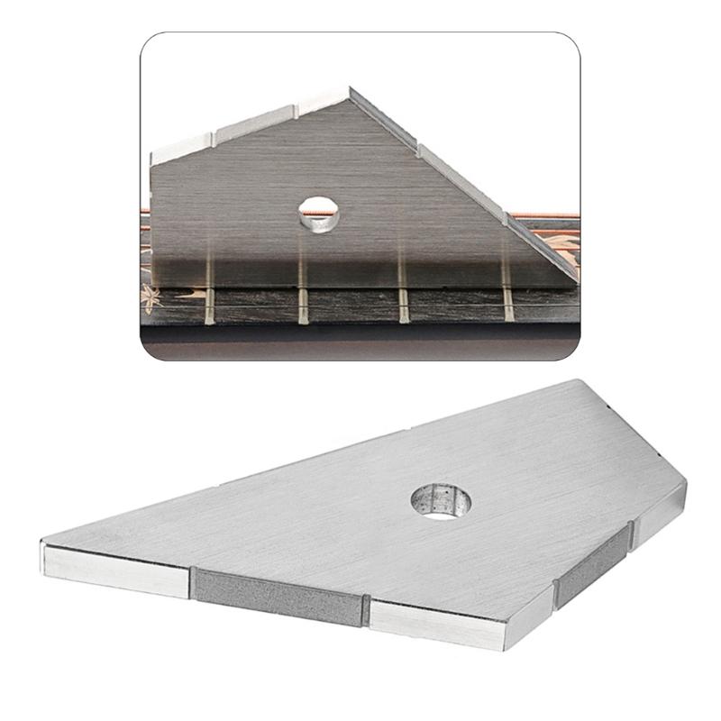 Stainless Steel Triangles Level Ruler For Guitar Accurate Measurements In Construction And Projects Guitar Making Tool