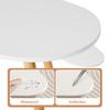 Small Coffee Table, Mid Century Modern Tea Table, Living Room Center Minimalist Display Coffee Table with Cloud