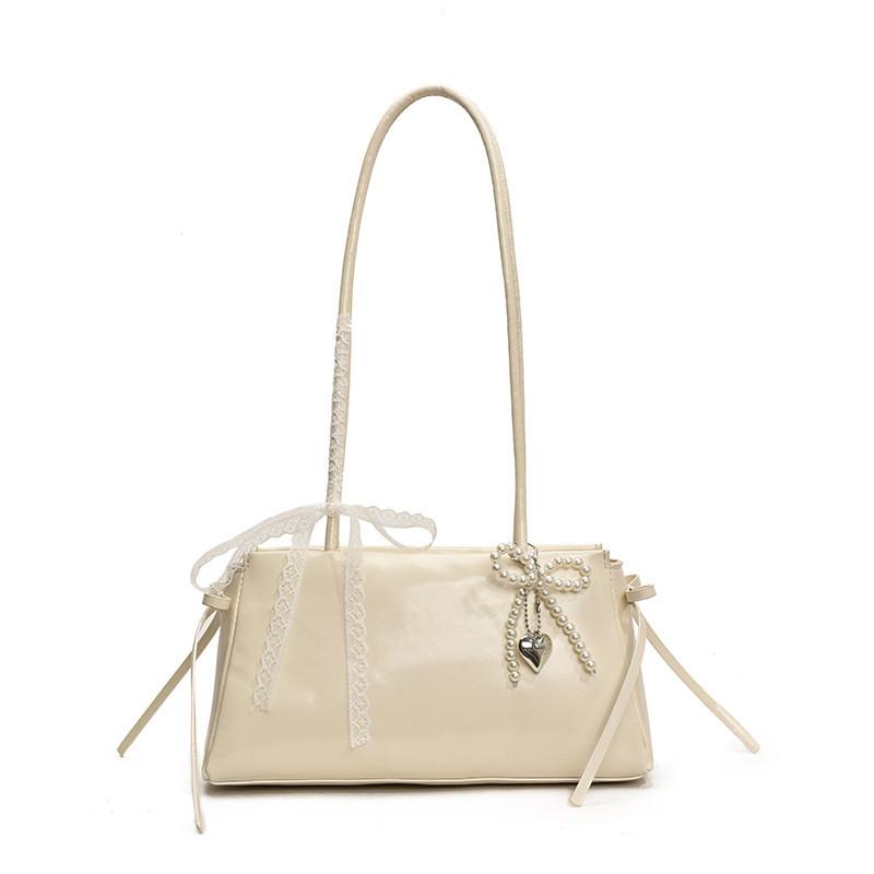 IELGY Ladies Underarm Bag Fresh Sweet Simple Commuter One Shoulder No Pearl