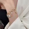 Ornaments Turtle Zinc Zinc Alloy Woven Bangle Zinc Zinc Alloy Rhinestone Pearl Shell Beaded Hand Chain  Daily