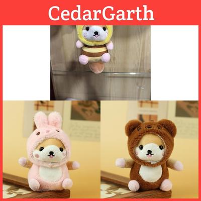Plush Dog Keychain With Pp Cotton Filling For Bag Decor And Gift