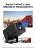 Portable HYmini Screen Mirroring Projector for Home & Mobile Phone