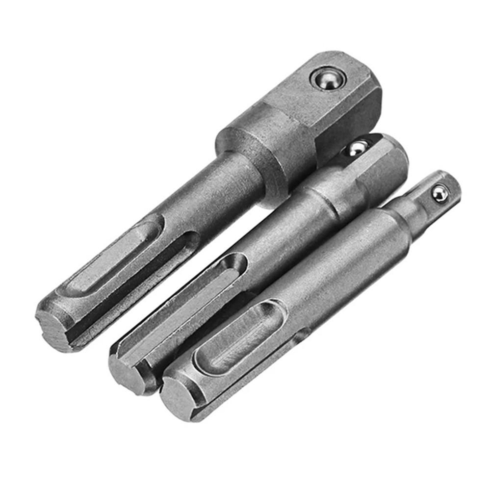 Tool Driver Adapter 1/2” 3/8” 1/4” 3Pcs/set Easy To Be Install High Occlusion