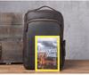 Retro Casual Crazy Horse Leather Double Shoulder Backpack, Genuine First Layer Cowhide for Men.