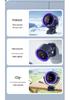 Smart Digital Display Desktop Fan: Portable High-Speed Tabletop & Hanging Air Circulator
