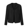 Pleats Me Chiffon Collarless Cardigan Epcdm125003