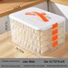 Dumpling Storage Box: Food-Grade Kitchen Freezer Organizer for Fresh-Keeping and Quick-Freezing
