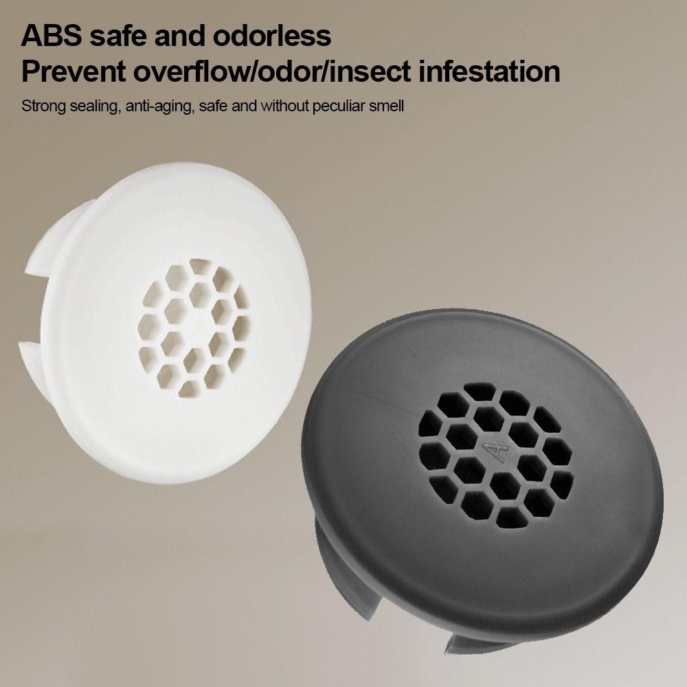 Plastic Overflow Ring Plug Anti Backflow Washbasin Overflow Ring Bathroom Sinks