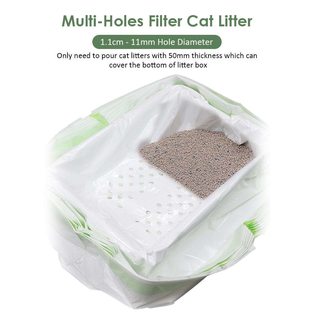 Cat Litter Filter Bag Drawstring Litter Sifting Liners Kitty Waste Litter Box Liners