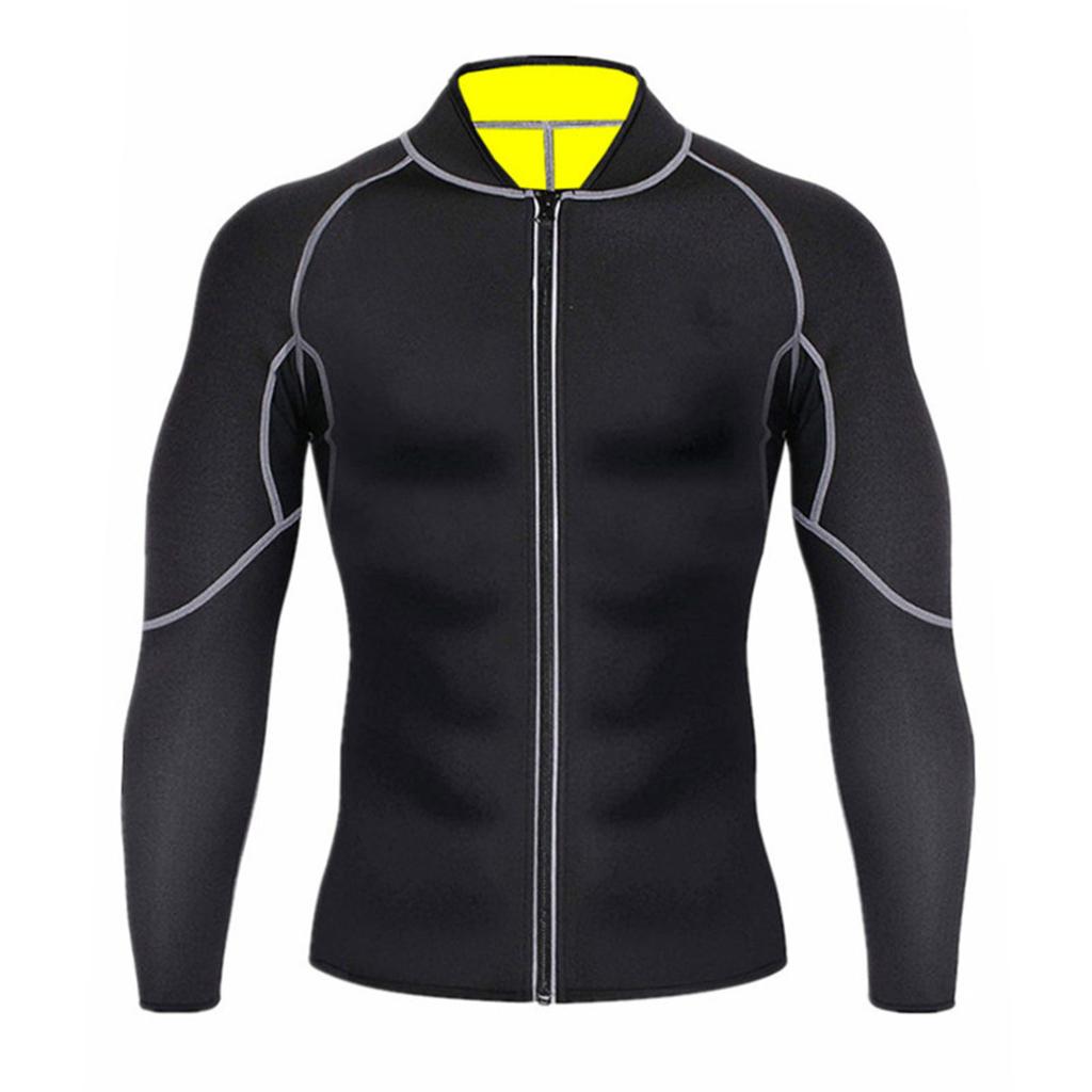 Veste de combinaison à manches longues pour homme Élastique Respirante Vêtements de plongée Haut de plongée Taille L