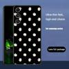 Black White Flower Luxury Black Phone Case For Samsung Galaxy S23 S24 S25 Ultra S22 Plus S21