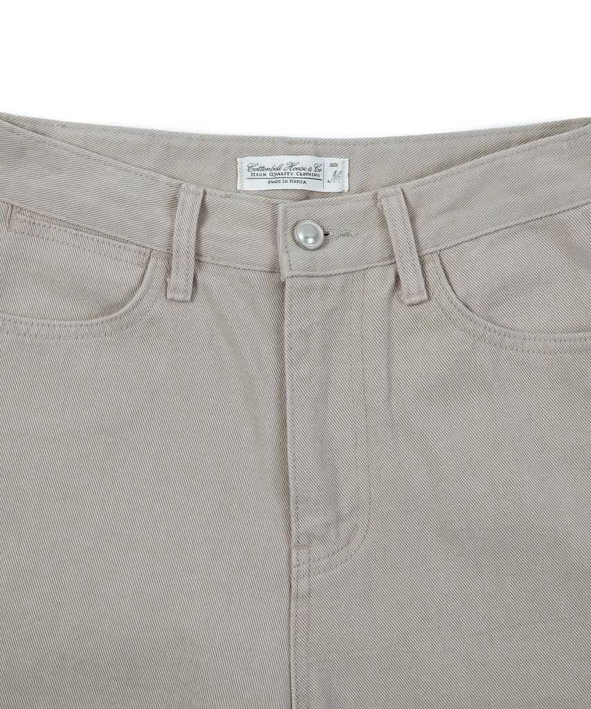 COTTON BELL Cotton Tapered Pants - Beige