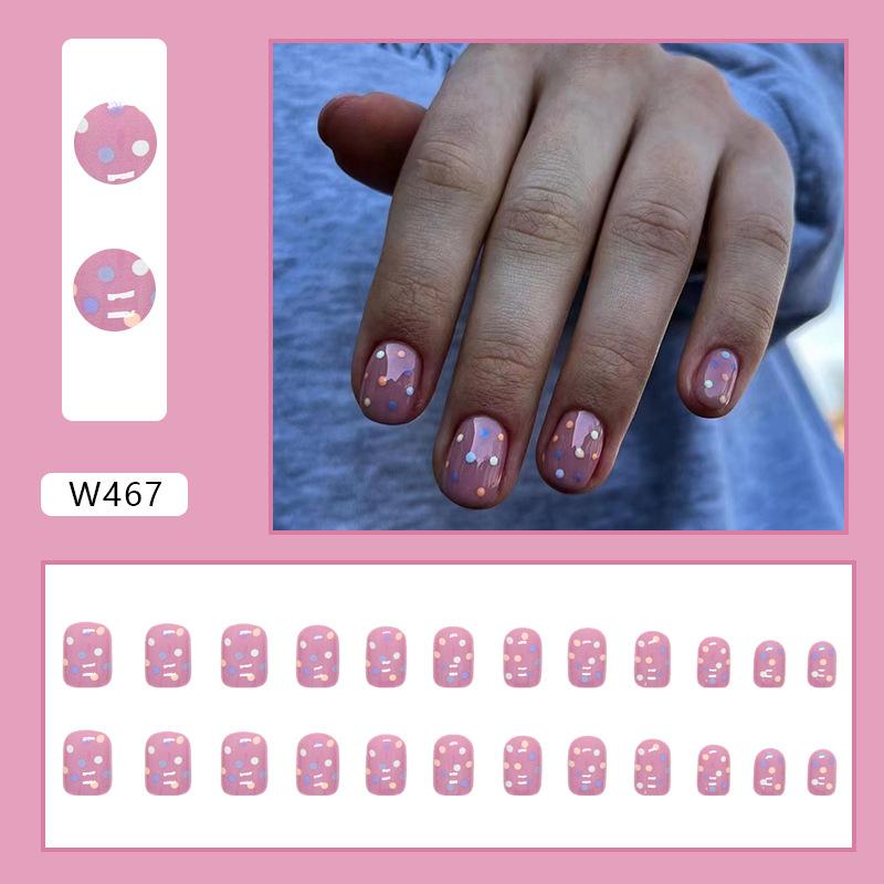Fashion Manicure Film European And American Style Natural Sobriety Lake Blue Flash Ripple Manicure Wear Nail