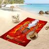 Lamine Yamal Personalized Printed Beach Towel Soccer Logo Support Custom Name Text Absorbent Towel For Sport Travel Special Gift