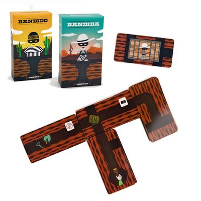 Non-Toxic Bandido Bandida Board Game 1-4 Players Strategy Puzzle Card Game For Kids & Adults Party Family Fun Strategy Game