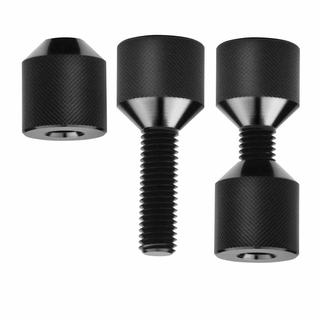 2 Stück Flansch 2 Loch Stift 1 1 8 Zoll Durchmesser Aluminiumlegierung Flansch Ausrichtstift für 3 8 bis 1,0 Zoll Bolzenlöcher