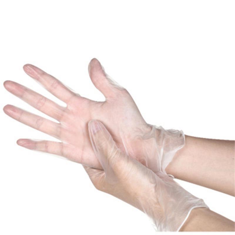 

Clear Vinyl Industrial Latex Free Disposable Gloves (100 pcs/50pairs)