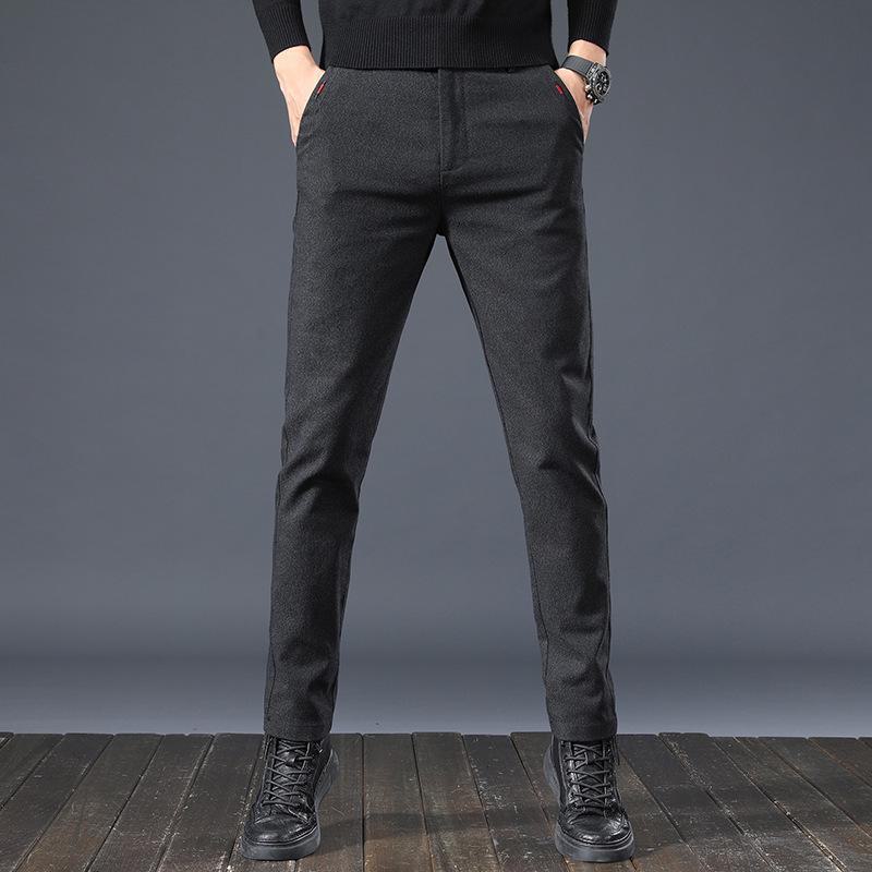 2022 Autumn Men's All-Match Straight Loose Business Casual Pants - Breathable, Anti-Wrinkle