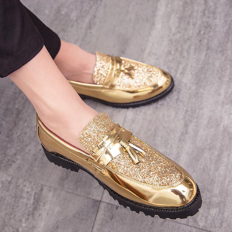 

Men s Shoes 2025 Summer New Men s Casual Leather Shoes Sleeve Fashion Trendy Leather Shoes 38-Genuine Leather 37 чёрный