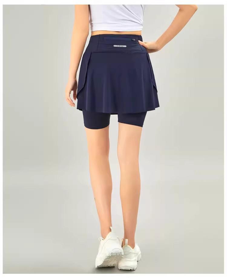 Women's Quick-Dry Tennis & Badminton Skorts for Fitness, Running, or Yoga