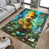 Baby Groot Forest Carpet for Playroom Bedroom Living Room Sofa Home Decor,kids Game Area Rug Non-slip Floor Mat