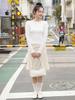 Laengaenlu Cielo Twist Lace Top(Cielo)_Ivory
