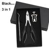 Stainless Steel Manicure & Pedicure Set with Nail Clippers File Dead Skin Pliers Nail Scissors-Durable Salon & Home Use