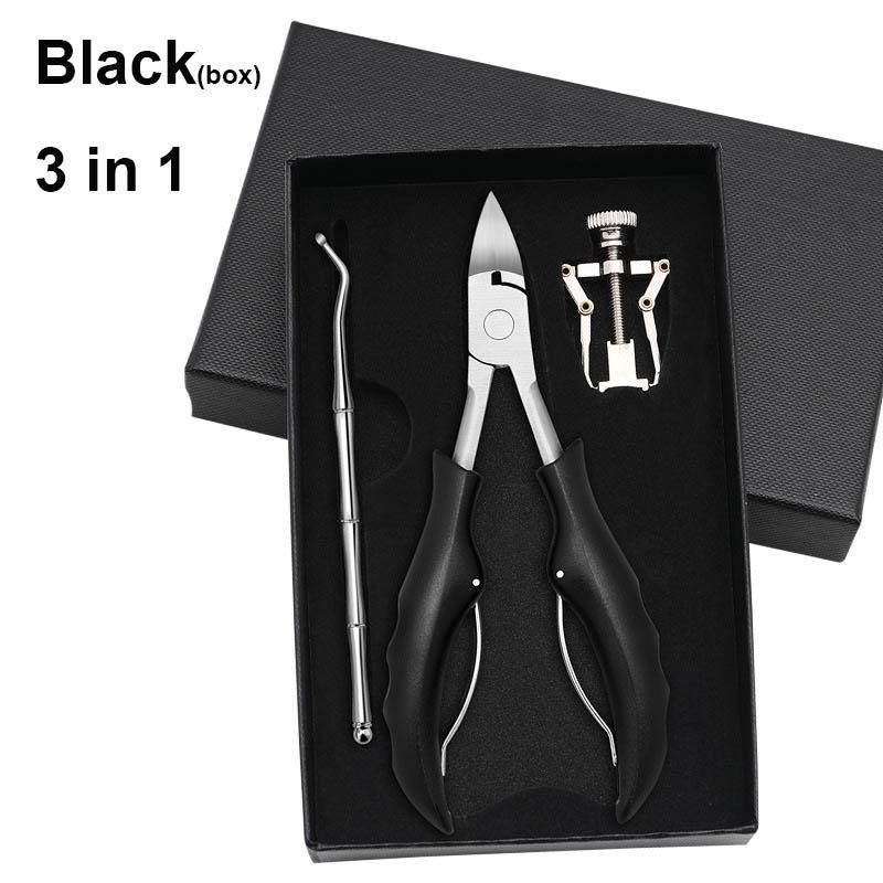 Stainless Steel Manicure & Pedicure Set with Nail Clippers File Dead Skin Pliers Nail Scissors-Durable Salon & Home Use