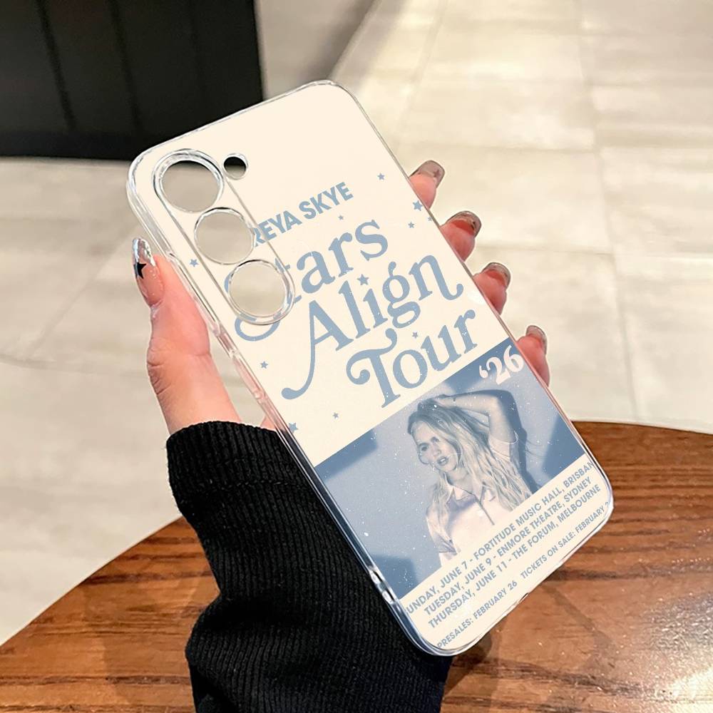 F-Freya Skye Singer Phone Case For SamsungA10,12,20,21S,30,31,40,50,51,52,70,71 Transparent Cover
