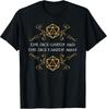 D20 Dice Giveth and Taketh Away Funny Nerdy T-Shirt T-Shirt