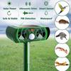 Outdoor Animal Deterrent, Humane Animal Repellent with Solar Powered Motion Sensor Hunter Equipment, Ultrasonic Sound Waves for Protect Gardens, Easy