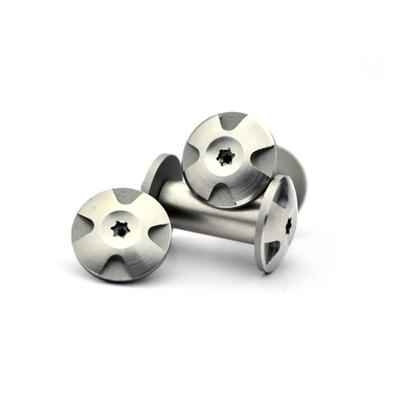 2sets DIY Knife Handle M4 Screw Material Fastening American Style Five-pointed Star Rivet 0.57 Inches 5MM/6MM