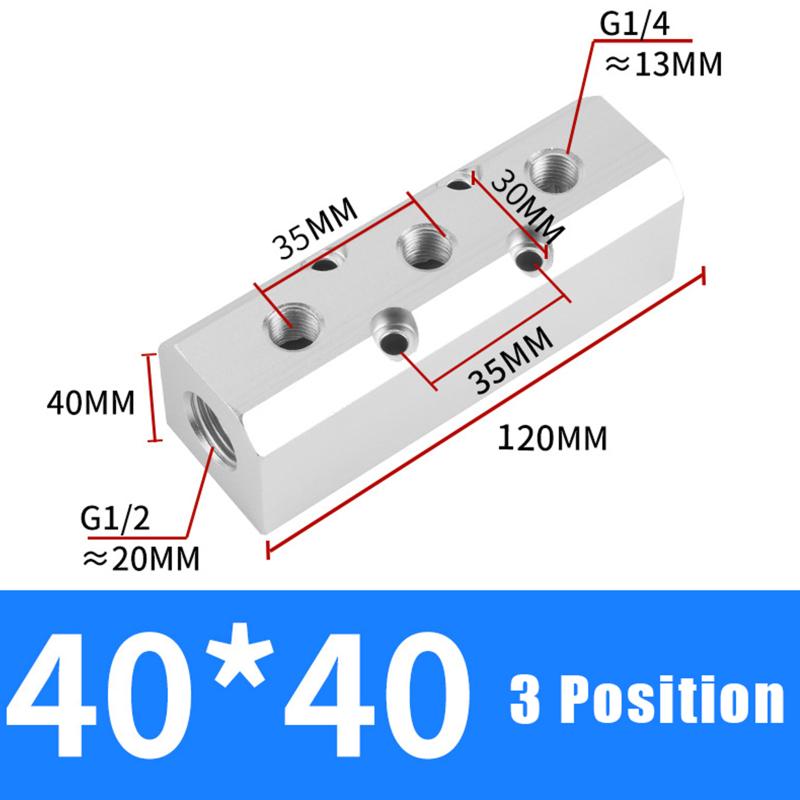 Pneumatic Air Source Distributor 1/4 Inch 1/2 Inch BSP Gas Multi Connector AL-2 AL-3 AL-4 AL-5 AL-6 for Workshop Applications