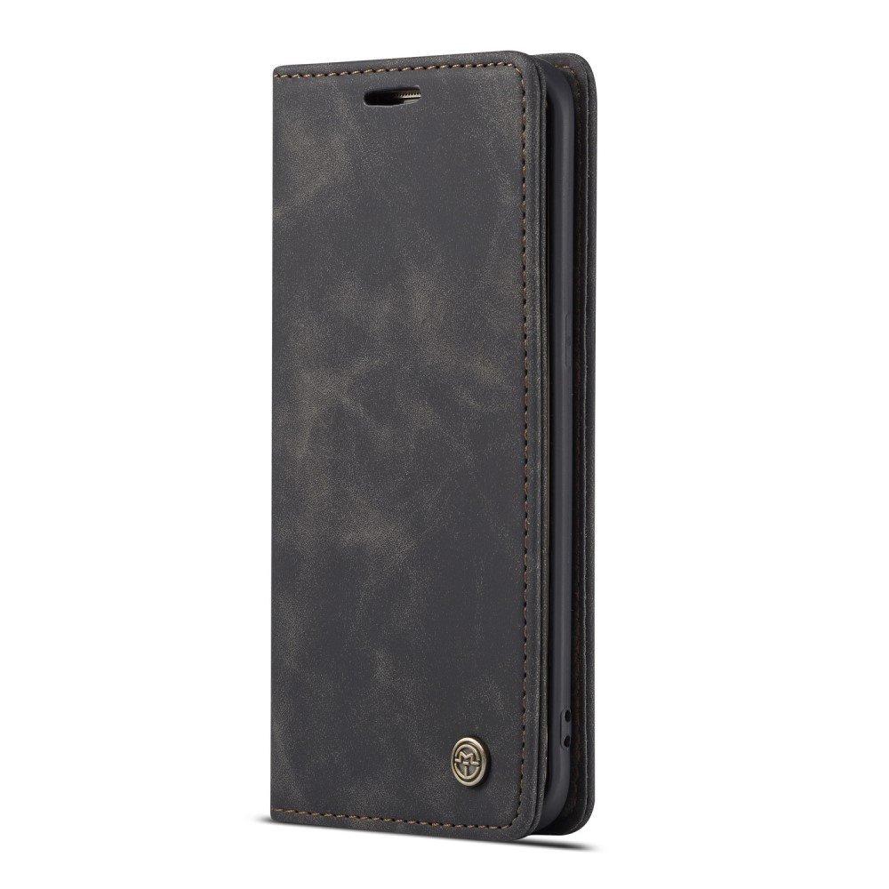 CASEME case for Samsung Galaxy S7 Edge, Leather Wallet Case, black