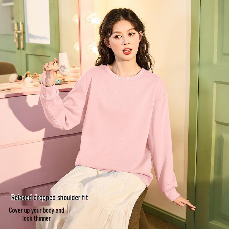 TonLion Women's Long Sleeve Crewneck Sweatshirt