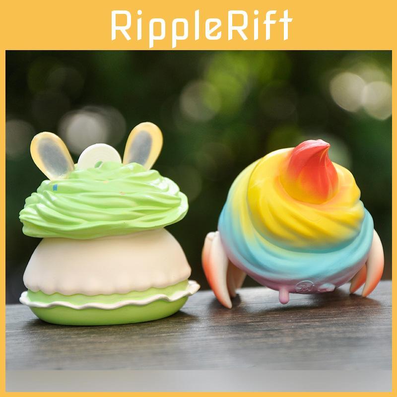 Marine Cartoon Creatures Crab Dolphin Octopus Scene Decoration Collectible Toy