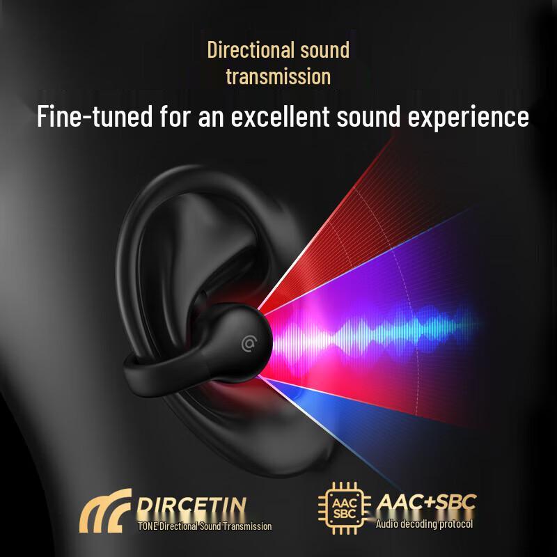 Aigo TX02 Air Conduction Ear Clip Bluetooth Headset