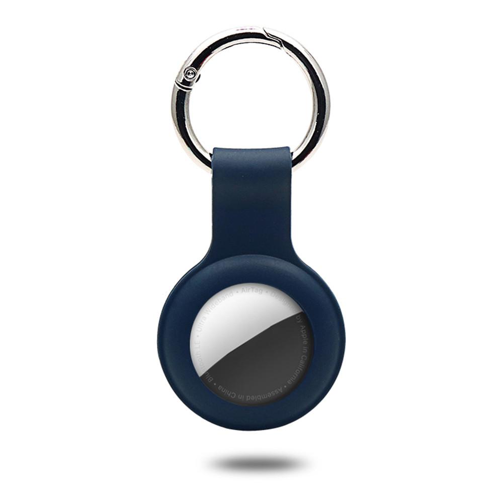 Cover for Apple Airtags Case Liquid Silicone Protective Shell Tracker Accessories Anti-scratch Sleeve Keychain Air Tag Case