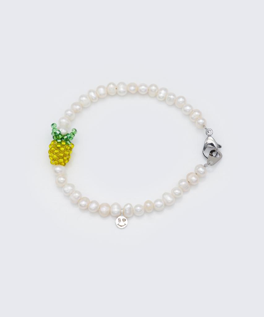 Bonbeau Juicy Fresh Water Pearl Bracelet Colored Beads Fruit Pendant Freshwater Pearl Bracelet