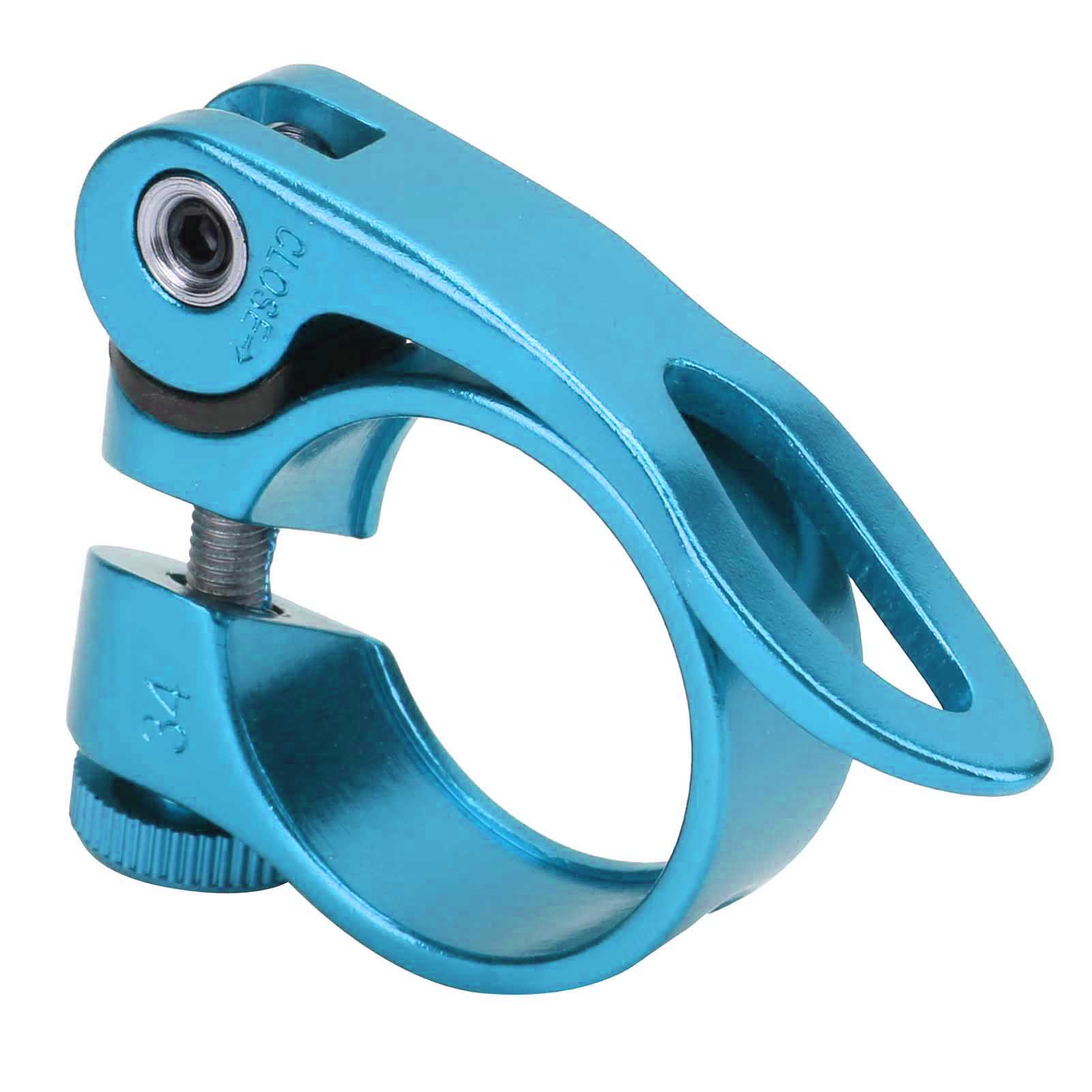 

Aluminum Alloy Quick Release Seat Clamp for Road and Mountain Bicycle for XT C68 31.8mm синий