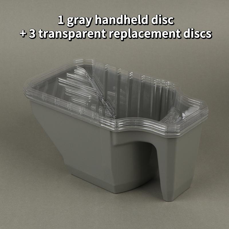 

4/10Pcs 4 Inches Disposable Color Mixing Cups With Hand Cups Environmental Protection PET Paint And Pigment Tray